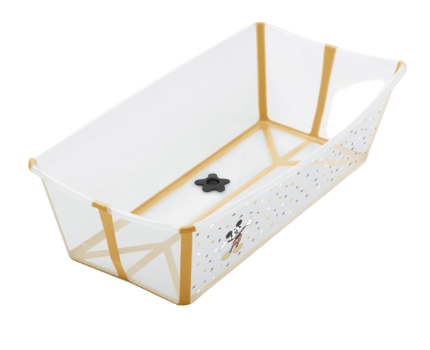Stokke Flexi Bath Foldable Baby Bathtub, Mickey Mouse, XLarge