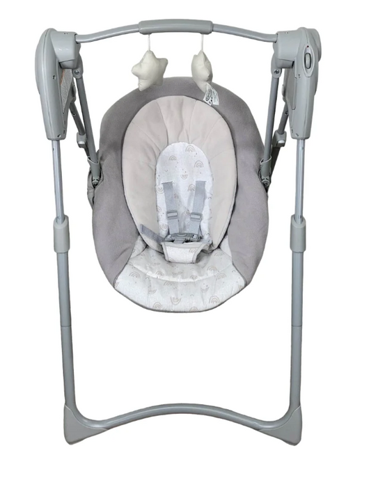 Graco Slim Spaces Compact Baby Swing, Reign