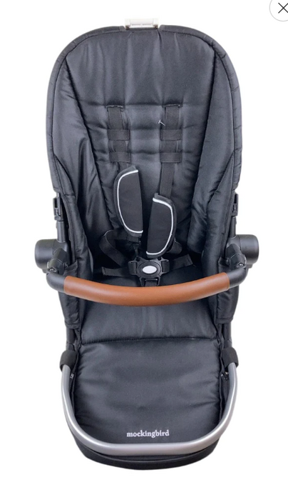 Mockingbird 2nd Seat Kit 2.0, Silver With Penny Leather, No Canopy, No Canopy