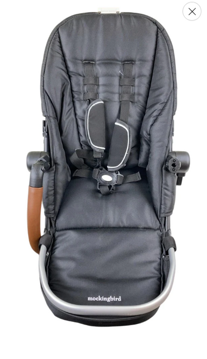 Mockingbird 2nd Seat Kit 2.0, Silver With Penny Leather, No Canopy, No Canopy