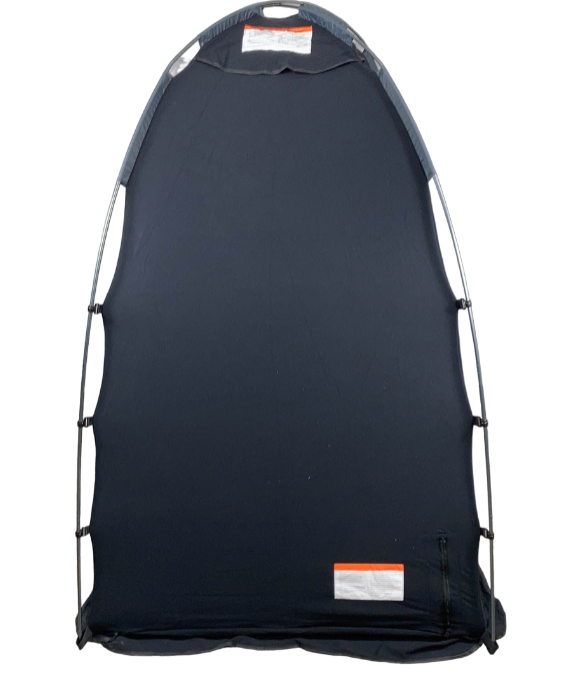 SlumberPod 3.0 Sleep Canopy with Fan, Black with Gray Accents