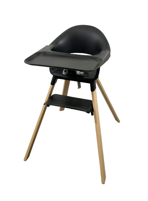Stokke Clikk High Chair, Black Natural