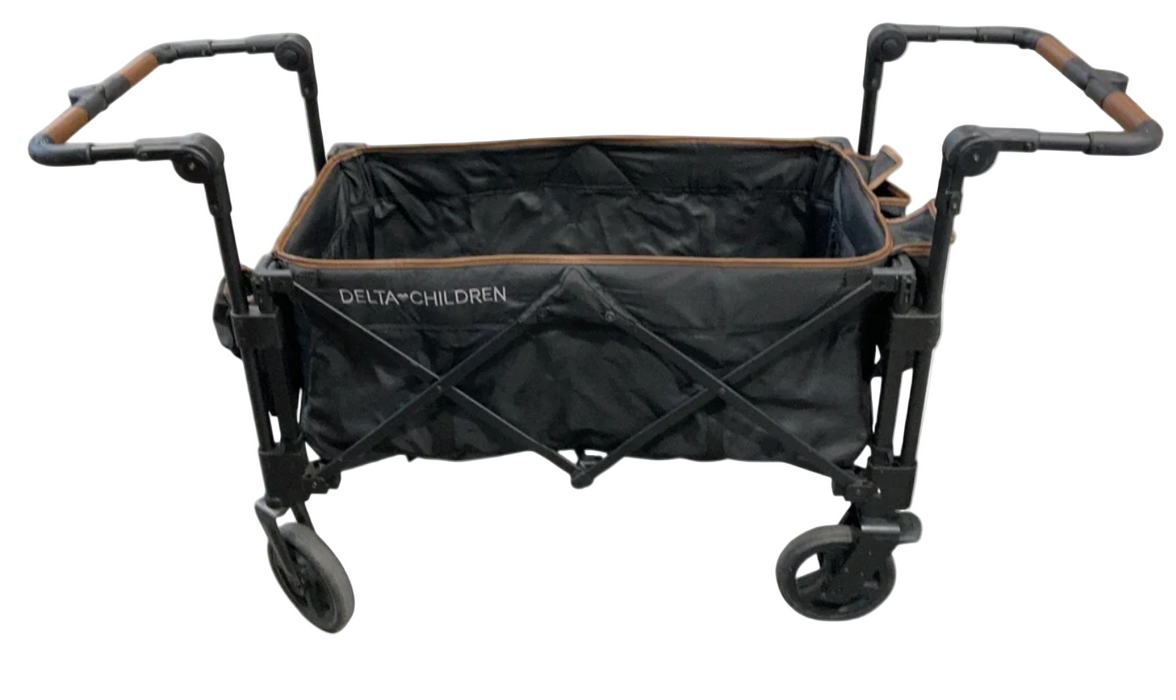 Delta Children Hercules Stroller Wagon for 2 Kids, Black