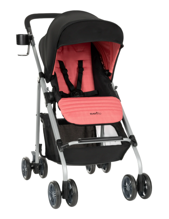 Evenflo Reversi Lightweight Reversible Stroller, 2021, Celestine Coral
