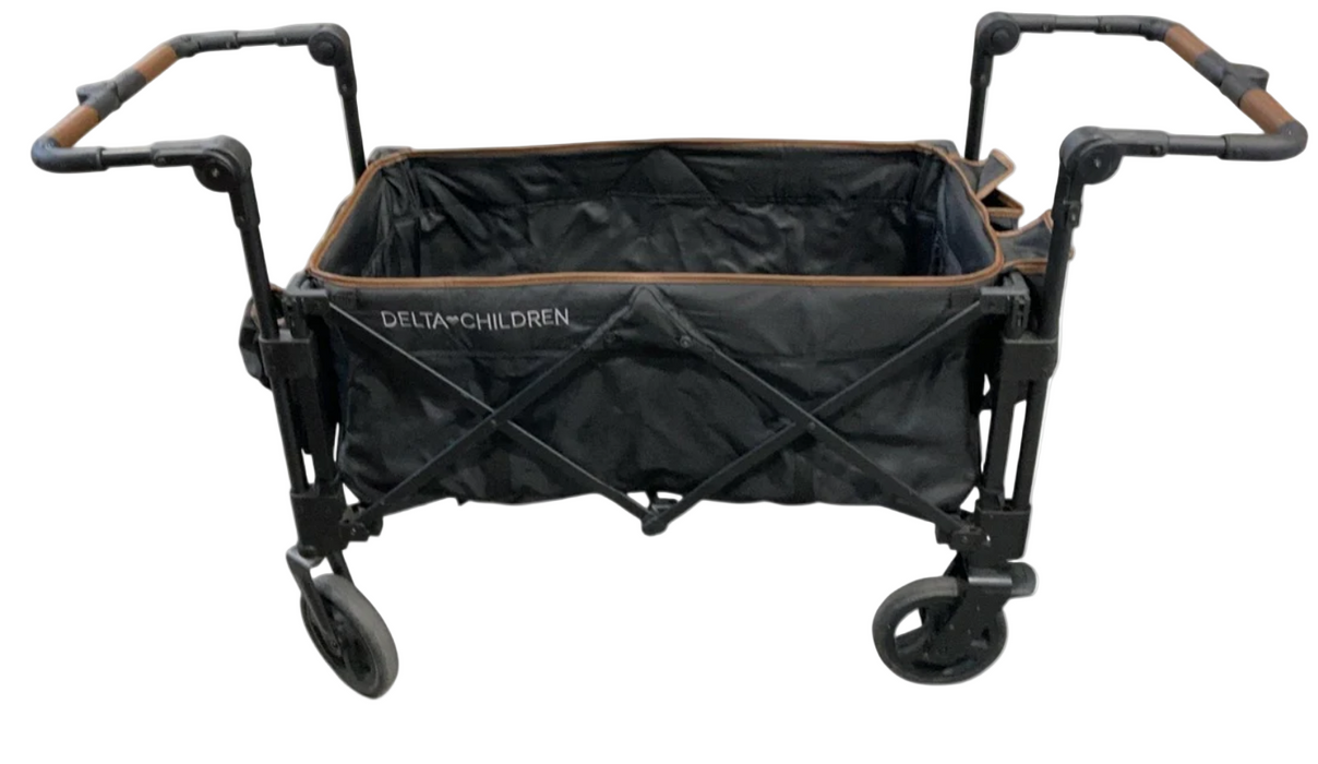 Delta Children Hercules Stroller Wagon for 2 Kids, Black