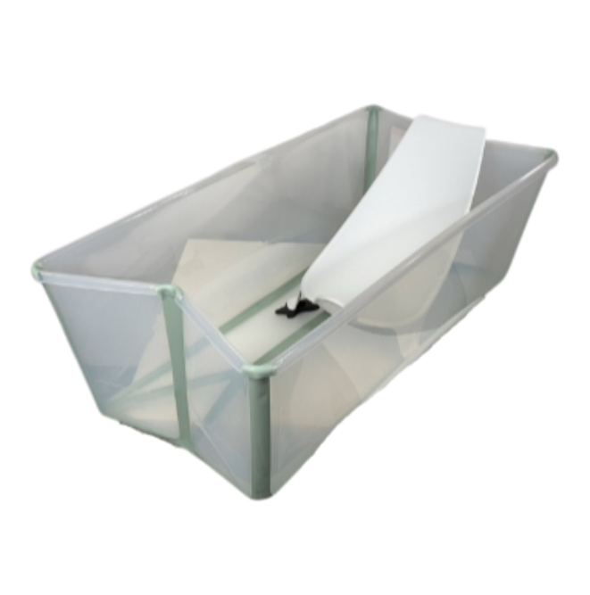 Stokke Flexi Bath Bundle Pack, Transparent Green, XLarge