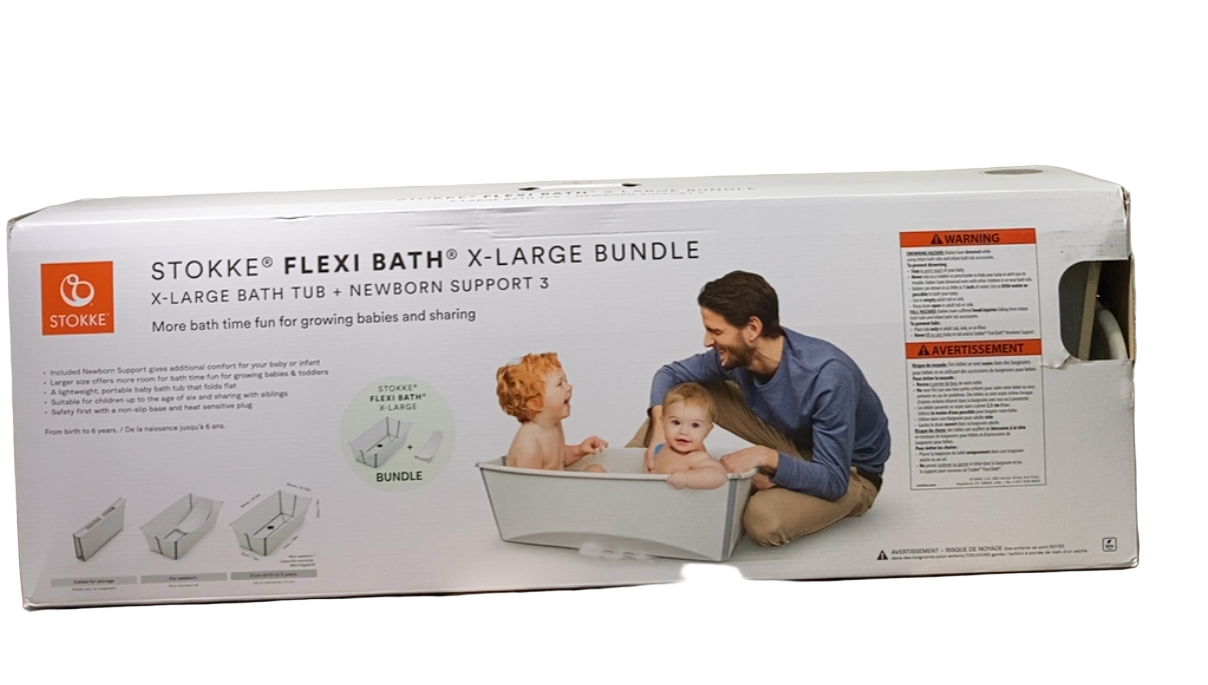 Stokke Flexi Bath Bundle Pack, Transparent Green, XLarge