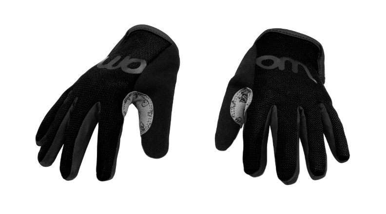 Woom TENS Bike Gloves, 7 (14cm), Black