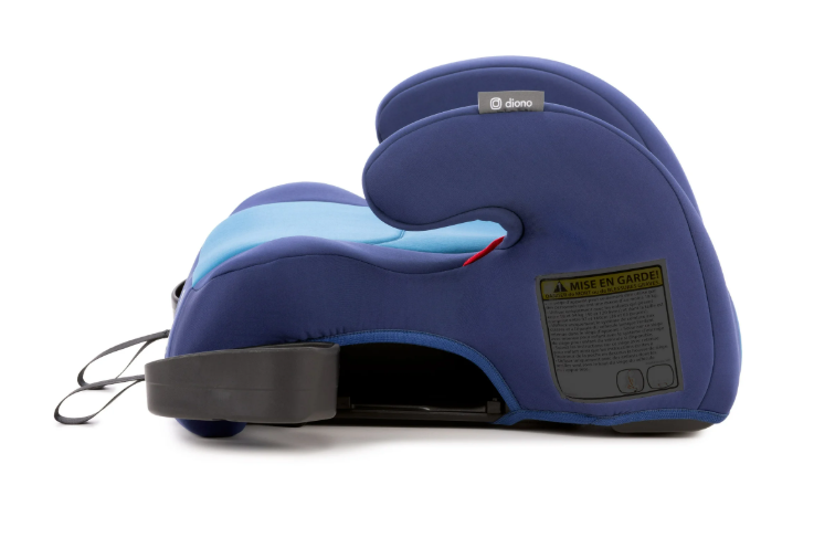 Diono Solana 2 Backless Booster Seat, 2024, Blue, With LATCH