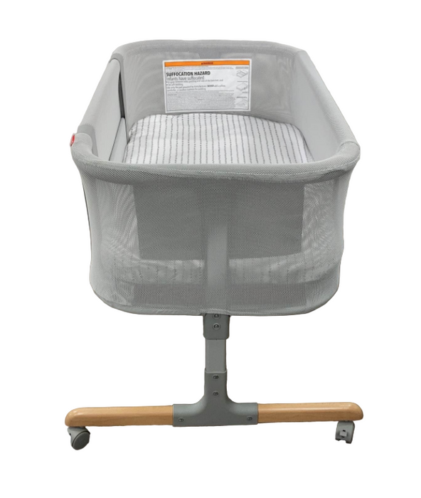 Skip Hop Cozy-Up 2-in-1 Bedside Sleeper and Bassinet, Grey
