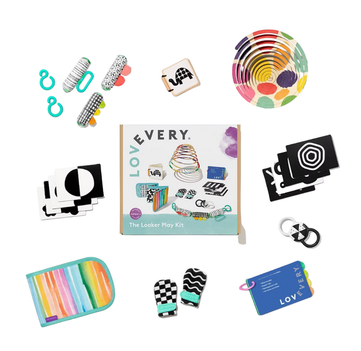 Lovevery The Looker Play Kit, Multicolor