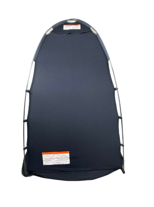 SlumberPod 3.0 Sleep Canopy with Fan, Black with Gray Accents