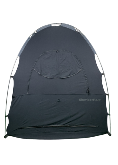 SlumberPod 3.0 Sleep Canopy, Black with Gray Accents