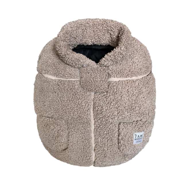 7 A.M. Enfant Car Seat Cocoon, Teddy Oatmeal