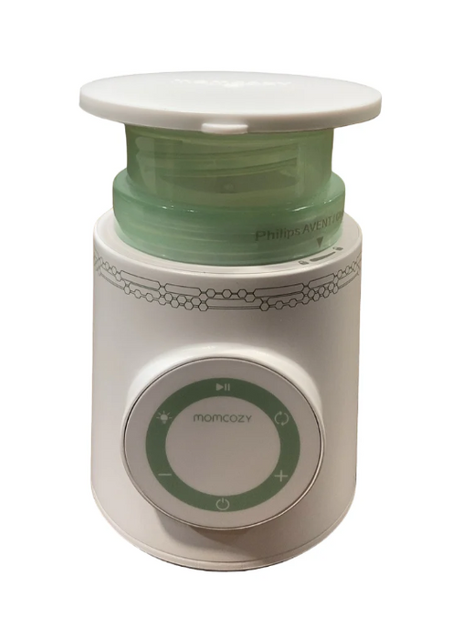 Momcozy MW03 Portable Bottle Warmer, White/Sage
