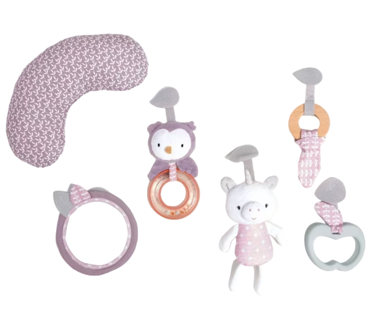 Ingenuity Cozy Spot Reversible Activity Gym, Pink