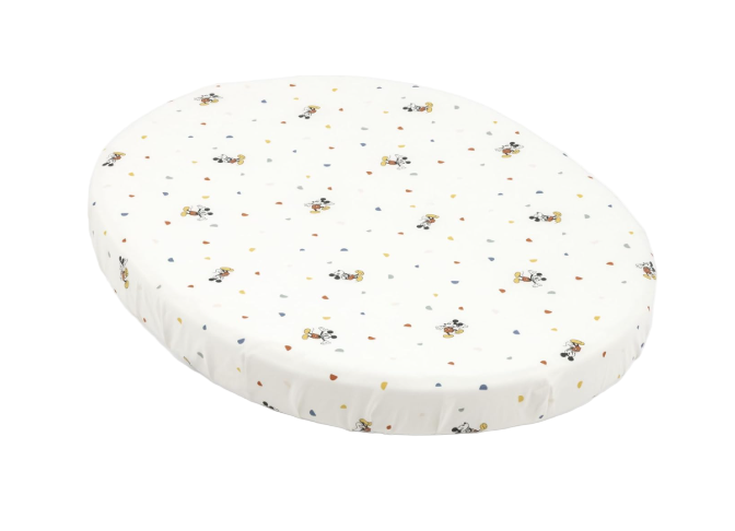 Stokke Sleepi Mini Fitted Sheet, V3, Mickey Celebration