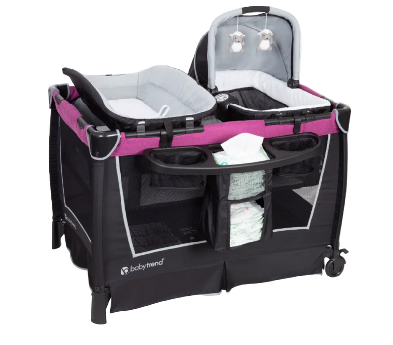 Baby Trend Retreat Nursery Center Playard, Mulberry