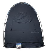 Shop SlumberPod 3.0 Sleep Canopy with Fan, Black with Gray Accents at GoodBuy Gear