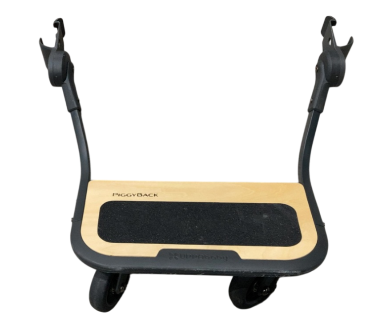 UPPAbaby VISTA PiggyBack Ride-Along Board, 2015+, Natural Wood/Black