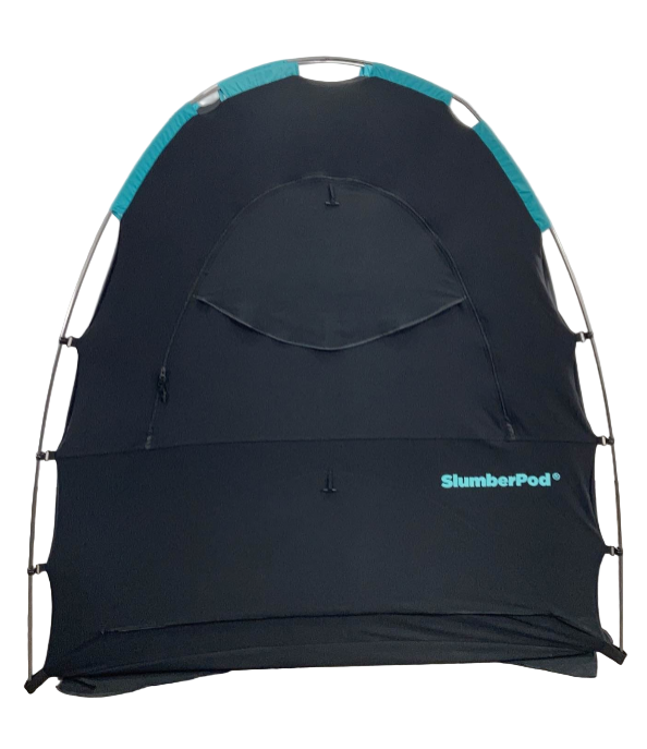 Shop SlumberPod 2.0 Sleep Canopy, Black with Turquoise at GoodBuy Gear
