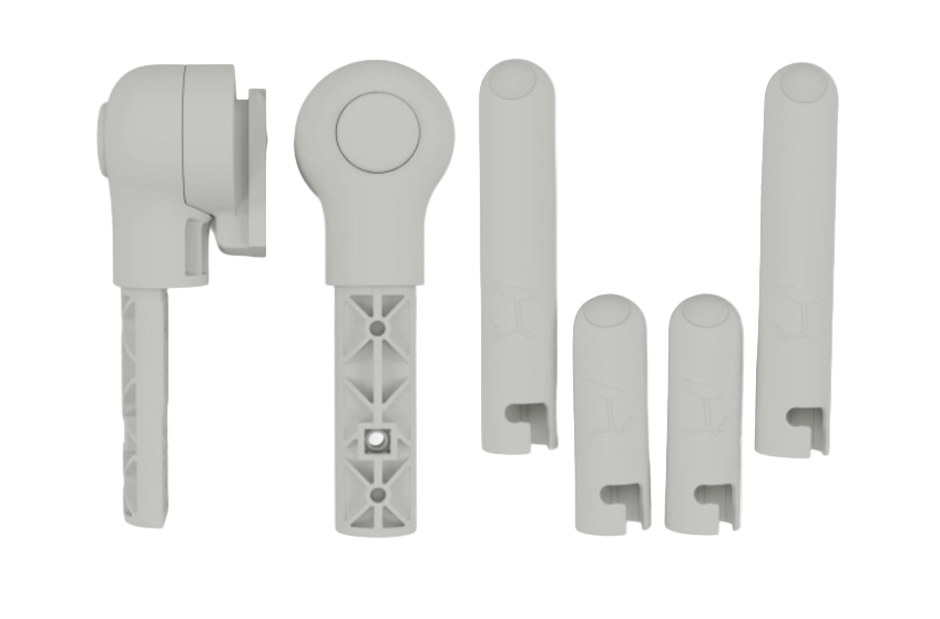 Cybex Lemo Adapter Set, Light Grey