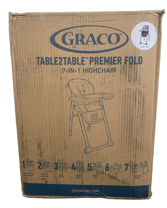Graco Table2Table Premier Fold 7-in-1 High Chair, Landry