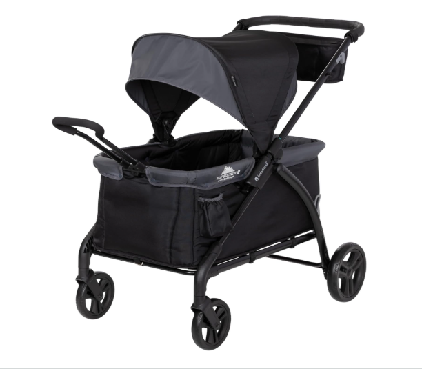 Baby Trend Expedition LTE 2-in-1 Stroller Wagon, 2024, Madrid Black
