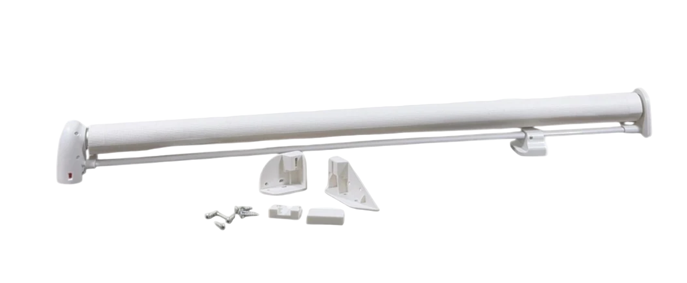 Dreambaby Glide 'N Hide Extra Tall Retractable Baby Gate, White