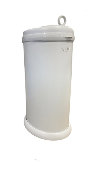 Ubbi Diaper Pail Value Gift Set, Matte White