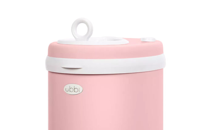 Ubbi Diaper Pail, Matte Fig Blossom