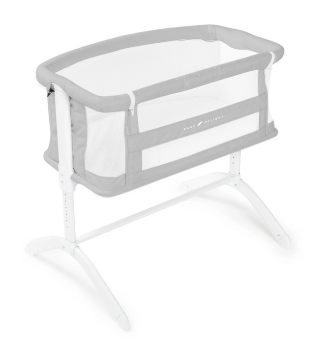 Baby Delight Serenity Bassinet and Bedside Sleeper, Pebble Grey