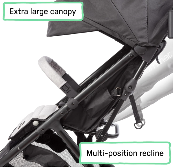 Summer by Ingenuity 3D Quick Close CS+ Stroller, Gray, unknown