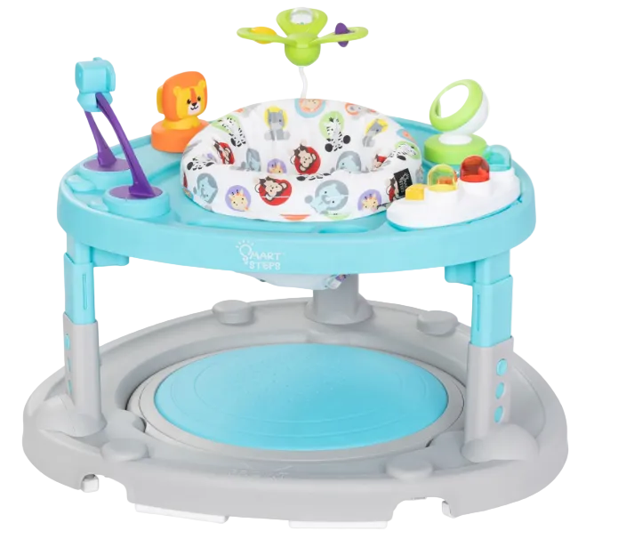Baby Trend Smart Steps Bounce N’ Glide 3 In 1 Activity Center, Jungle Life