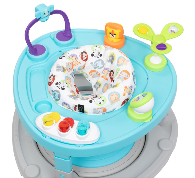 Baby Trend Smart Steps Bounce N’ Glide 3 In 1 Activity Center, Jungle Life