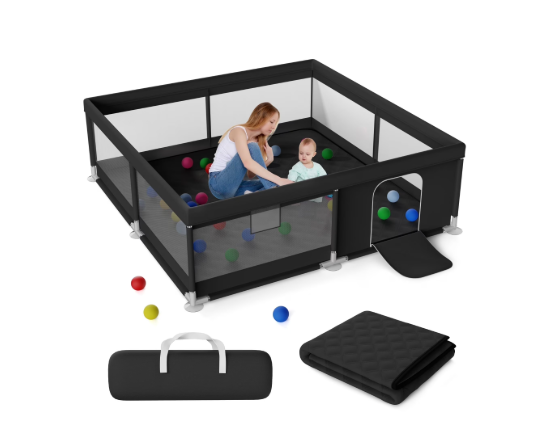Unknown Indoor & Outdoor Playard, Black, 50x50