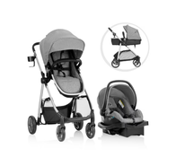 Shop Evenflo Omni Plus Modular Travel System, 2025, Mylar Gray at GoodBuy Gear