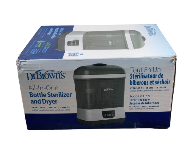Dr. Brown's Bottle Sterilizer and Dryer, Black/white