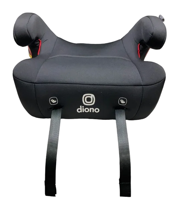 Diono Solana 2 Backless Booster Seat, 2023, Black, With LATCH