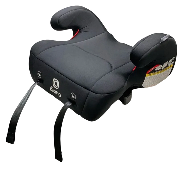 Diono Solana 2 Backless Booster Seat, 2023, Black, With LATCH