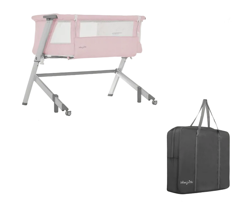 Dream On Me Skylar Bassinet and Bedside Sleeper, Pink