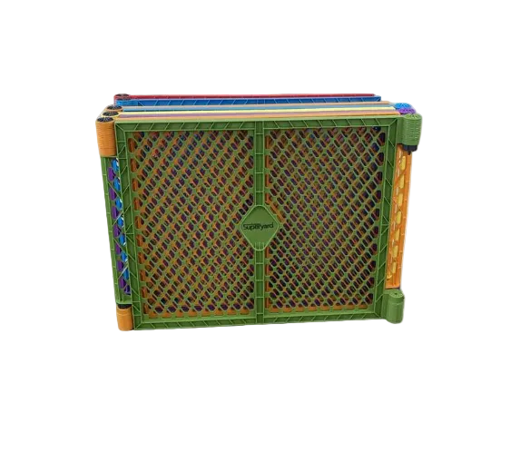 Toddleroo By North States 8 Panel Freestanding Playard Gate, Multi