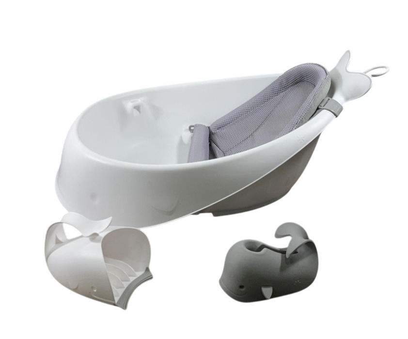 Skip Hop Moby Bath Smart Sling 3-Stage Bathtub, White