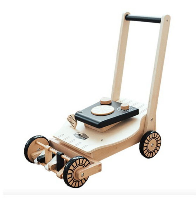 Wonder and Wise Lawn Mower Push Walker Toy, Wooden