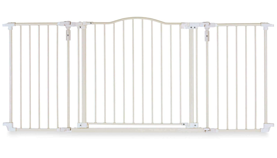 Toddleroo By North States Deluxe Decor Safety Gate, White