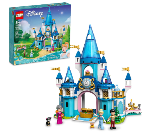 LEGO Disney Cinderella and Prince Charming's Castle, 43206