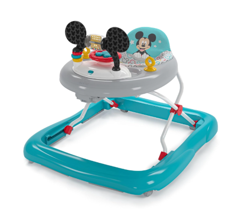 Bright Starts Disney Baby Original Bestie 2-in-1 Baby Activity Walker, Mickey Mouse
