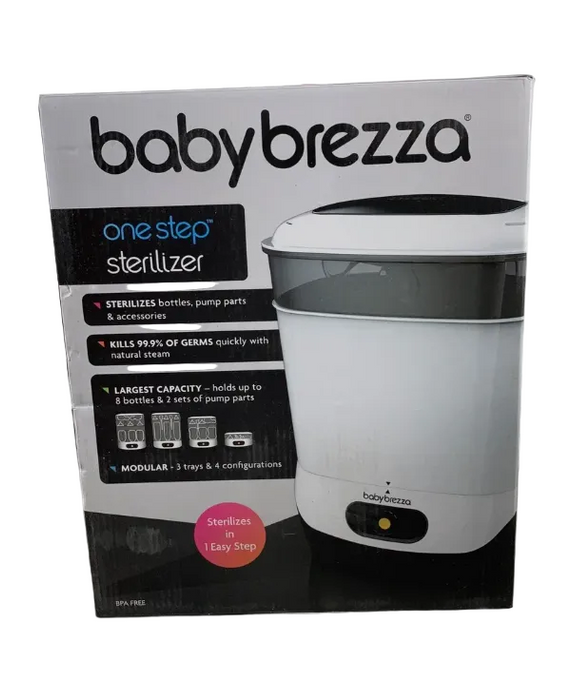 Baby Brezza One-Step Bottle Sterilizer, White