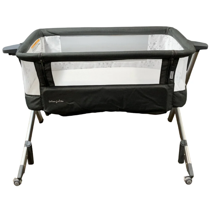 Dream On Me Skylar Bassinet and Bedside Sleeper, Black
