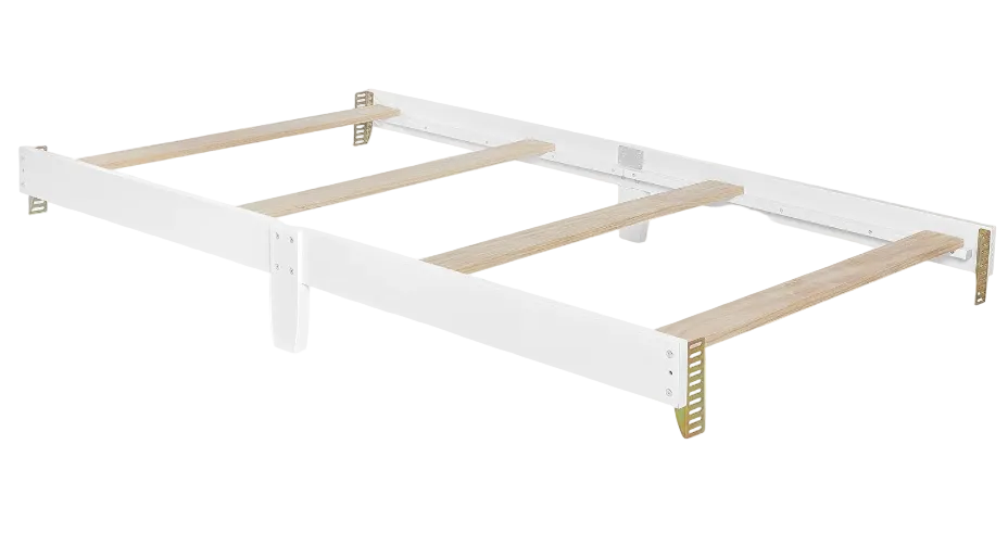 Dream On Me Mini Crib Bed Rail, White